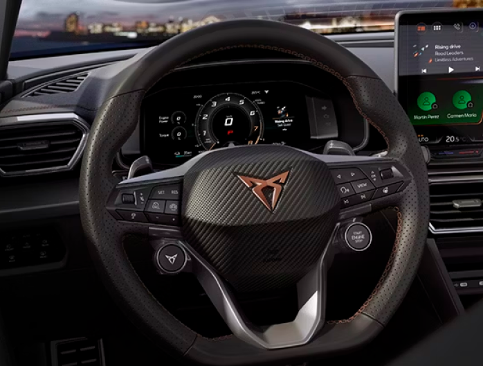 CUPRA Leon Break infotainment