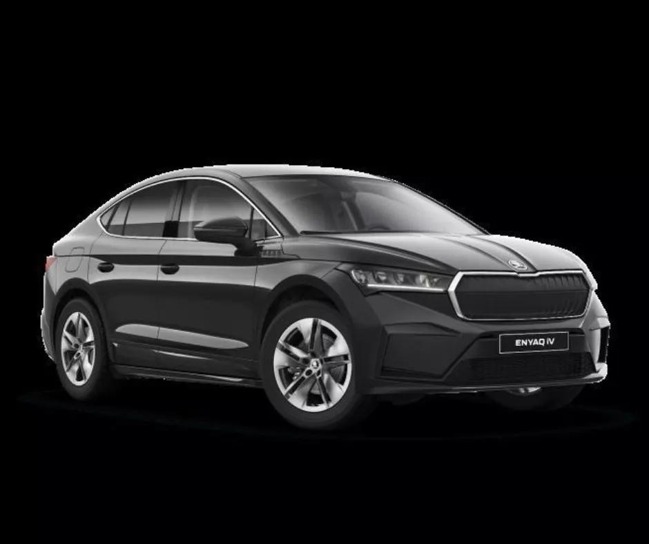 skoda enyaq coupé clever zwart