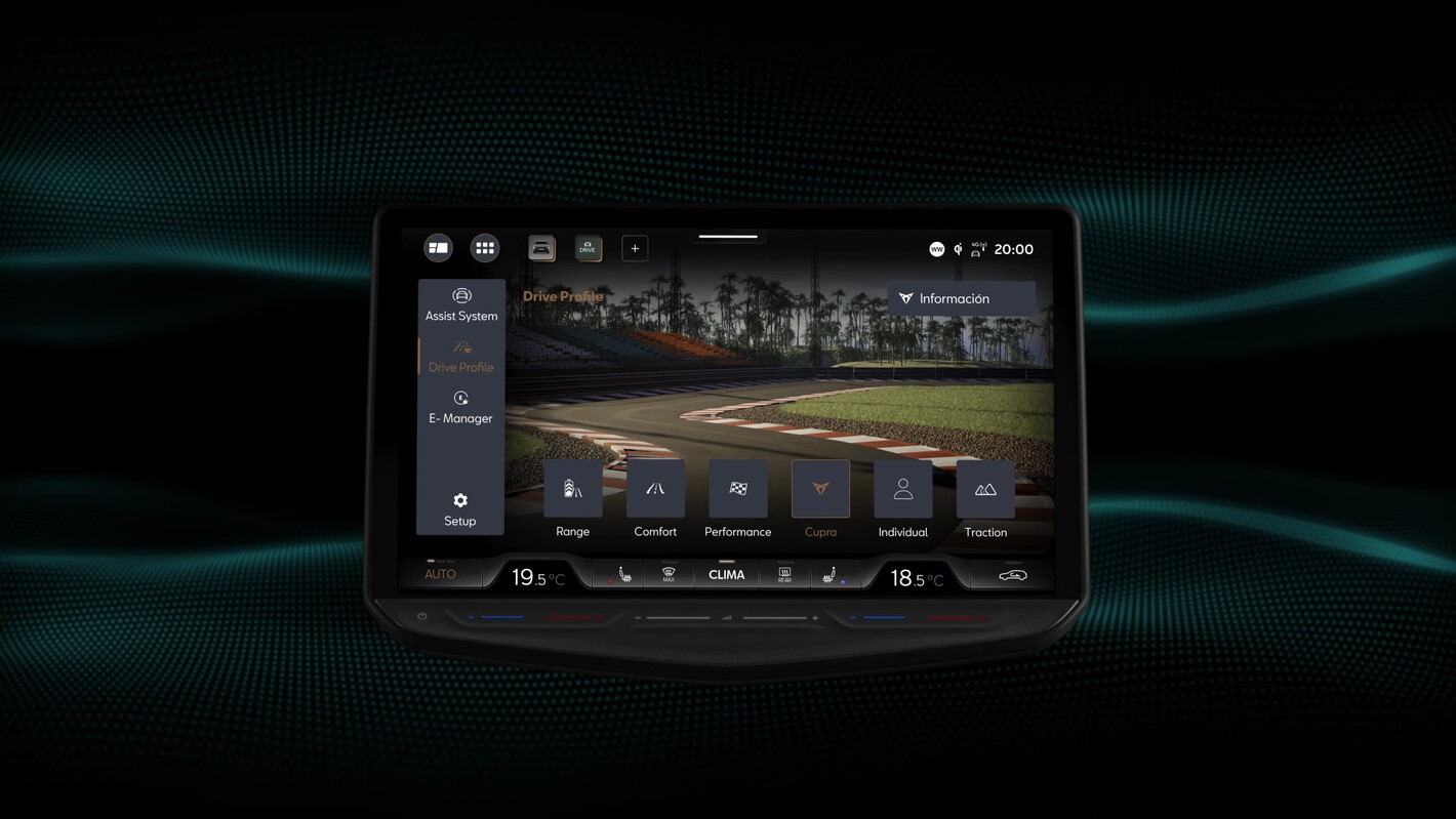 Cupra infotainment