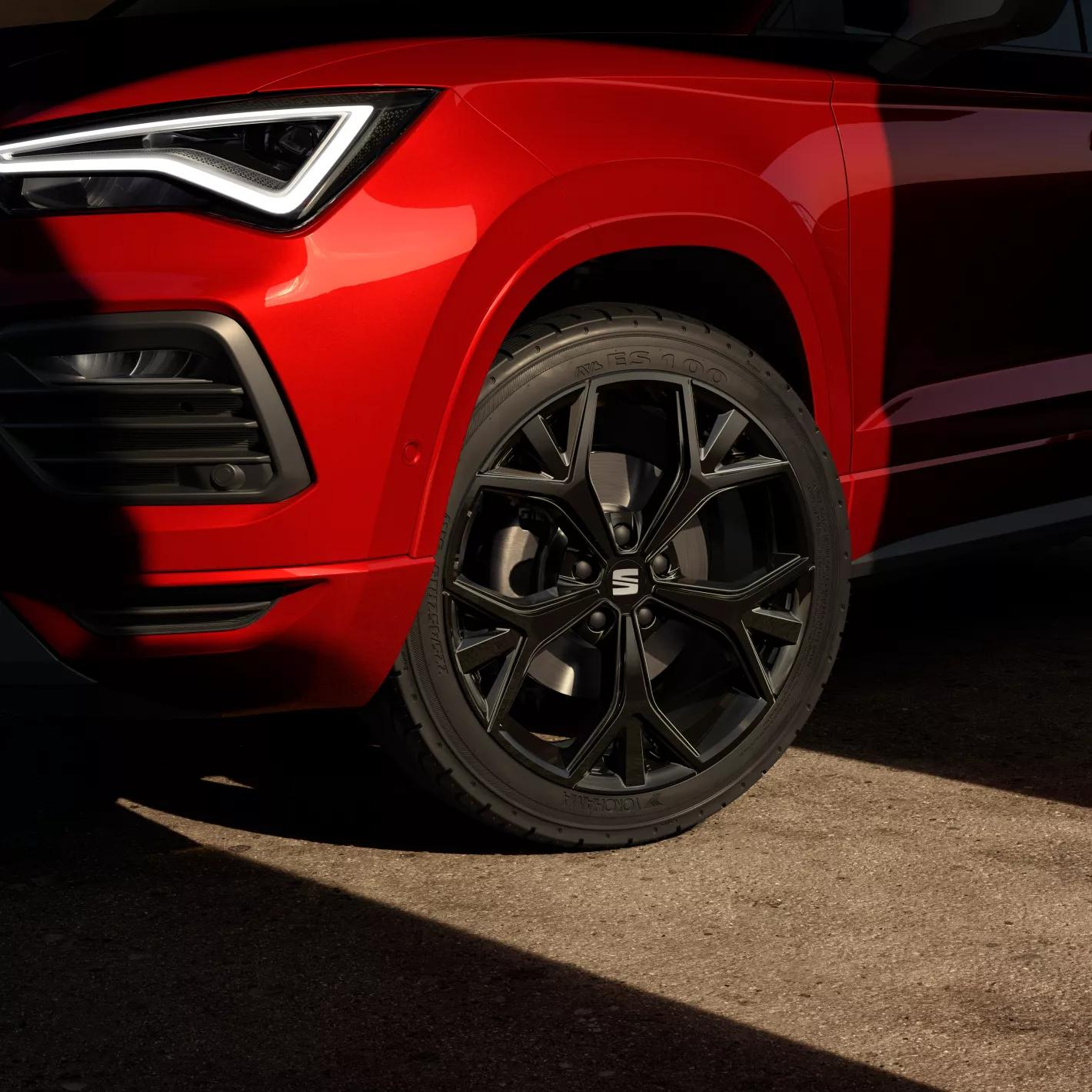 SEAT FR zwarte velgen