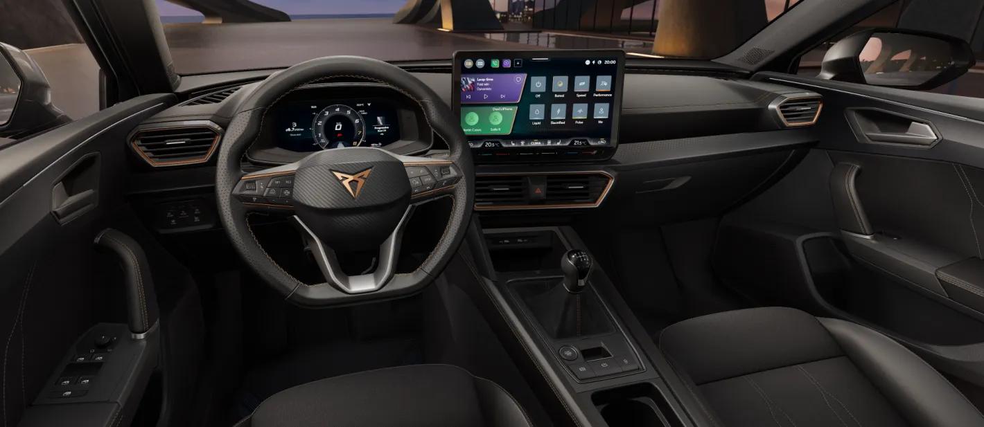 CUPRA Leon Break infotainment